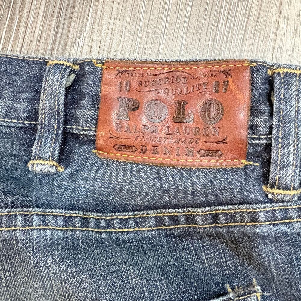 Polo Ralph Lauren Jeans Mens 44x30 Blue Classic Fit 867 Denim Designer - Picture 4 of 10